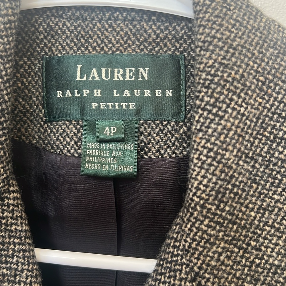 RALPH LAUREN TAILORED JACKET -
100% WOOL. - Picture 6 of 9